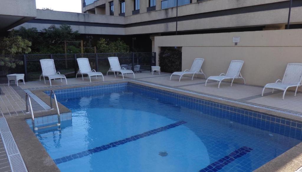 Hotel Flat Nobile Congonhas San Paolo Esterno foto
